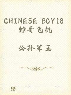 CHINESE BOY18 帅哥飞机